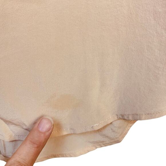 Equiptment Peach Silky Lightweight Button Down Blouse - size S - Picture 4 of 4